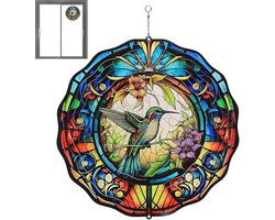 Metalen Windspinner - Tuindecoratie Spinner - Buitenruimte Verfraaien - Roestvrij Metaal - 30.5 cm - Niet gespecificeerd
