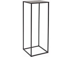 Metalen zuil zwart, Black Serie - 30 x 30 x 100 cm