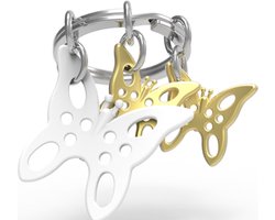 Metalmorphose Sleutelhanger – Gouden Vlinder