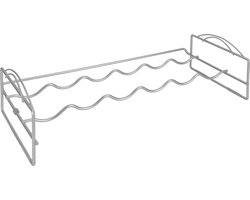 Metaltex - Flessenrek voor 6 flessen - Voor wijn of frisdrank - 56 x 25 x 13 cm - Wijnrek - Stapelbaar en dus uitbreidbaar