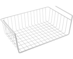 Metaltex - Hangmand 40cm - Wit - Ophangen zonder boren - Voor in kledingkast