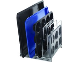 Metaltex - Houder voor Bakblikken en snijplanken - Metaal - 24 x 25 x 24 cm - meerdere breedtes mogelijk