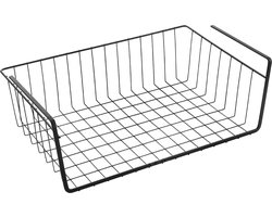 Metaltex - Kanguro Kasthangmand 40cm - Hangmand - Keukenkast Organizer - Ophangen zonder boren - Mat Zwart