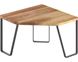 Metaltex - York Lava - Kruidenrek - Badkamerrek - Hoek - 25 x 25 x 16 cm - Hout en Metaal