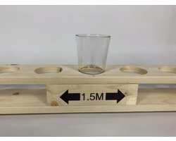 Meter bier dienblad - Hout