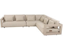 Metropolitan modulaire hoek loungeset rechts 3 delig latte 4 Seasons Outdoor