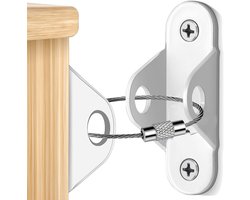 Meubel Anti-omval Bevestigingsset (2 stuks) - Bescherming tegen Omvallen voor Kasten, Boekenkasten en Planken