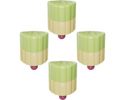 Meubel Hoekbeschermers - Veiligheidsstootkussens - Kindveilig Maken - Antislip En Antibots - 5x3x6.7cm - Groen