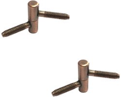 Meubel inboorpaumelle 9x30mm brons 2 stuks