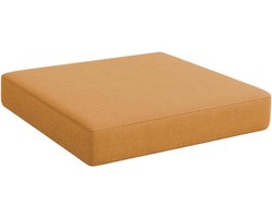 Meubel Kussen - Zitkussen Tuinkussen - Buiten Ontspannen - Oeko-Tex Gecertificeerd - 60x60x10 cm - Kameel