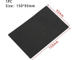 Meubel Onderzetters - Anti-slip Rubber - Zwart