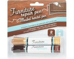 Meubel Reparatie Stift - Meubel Herstel Pen - Meubel Marker - 2 Stiften