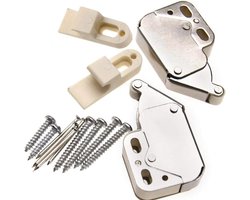 Meubel-snapper - kast - veersnapper - druksluiting - druksluiting 2 stuks - MINI LATCH