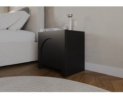 Meubel Square - Nachtkastje Salamia - Mat Zwart