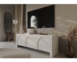Meubel Square - TV meubel Salamia - Mat Wit - 150cm - TV kast