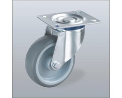 Meubel zwenkwiel met topplaat - 100mm - 90kg