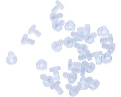 Meubelbeschermers - Rubberen stoppers - Bescherming meubels - Antislip ontwerp - 30 stuks - Transparant