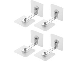 Meubelen Wandanker Set - 4-Delige Beveiliging tegen Kantelen, Anti-Kantel Bevestigingssystemen voor Kasten en Planken