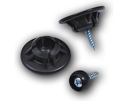 Meubelglijder voor tapijt | Te gebruiken in houten en kunststof stoelpoten | set van 4 stuks