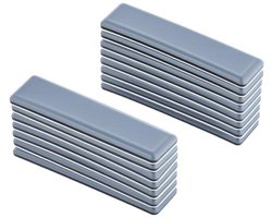 Meubelglijders - 16 Stuks - Anti Kras Vloerbeschermer Teflon -Zelfklevend - Vloerbeschermers - Rechthoekig - Meubelpads - Anti-Kras - Geluidsdempend - Geschikt voor meubelpoten - 15*75mm - Blauw
