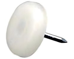 Meubelglijders Nylon wit 20 mm   12 stuks