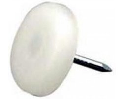 Meubelglijders Nylon wit 25 mm   12 stuks