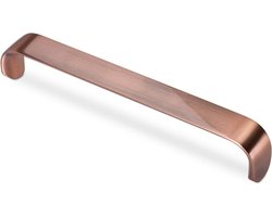 Meubelgreep DALE - Kastgreep Ladegreep - Meubels Vernieuwen - Gebogen Design - 160 mm - Koperkleur
