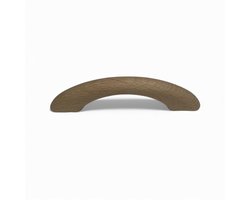 Meubelgreep gebogen 64 mm - blank beuken