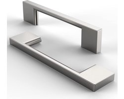 Meubelgrepen set - kastgrepen voor keukens - 5 stuks - geborsteld satijn nikkel - 96 mm
