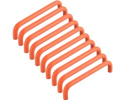 Meubelgrepen set van 10 - Keukenkastgrepen van aluminium met 128 mm boorgatafstand - Kinderkamer en kledingkast