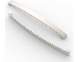 Meubelgrepen - Stanggreep 256 mm - 5 stuks - Geborsteld satijn nikkel