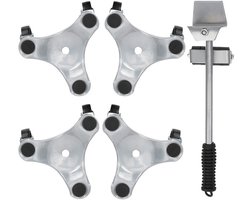 Meubelheffer 400KG Draagvermogen - Meubeltransportset - Zware Objecten Lifter - Verplaatsingsplaat - Antisliphandgreep - Kunststof/IJzer - Meubeltransportwagen