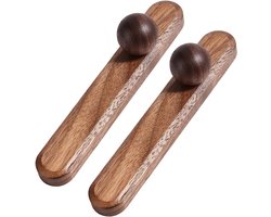 Meubelhendels 96MM - Zwart walnotenhout - Ballvormig ontwerp - Perfect voor kasten en lades - ShopVlot