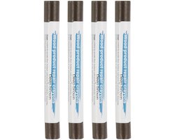 Meubelherstel Krijtstiften 4 Stuks - Harde Was, Donkerbruin voor Houten Vloeren en Meubels