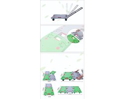 Meubelhond, koppelbaar, laadvermogen 150 kg Grijs x x