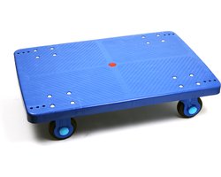 Meubelhond, kunststof, laadvermogen 300 kg - Blauw - 875 mm x 580 mm x 210 mm- - Polymethylmethacrylaat (PMMA) - - Voor binnen & buiten