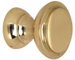 Meubelknop Galicia 20mm messing gelakt