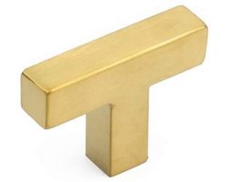 Meubelknop Goud vierkant 50mm - handknop - ladeknop - deurknop