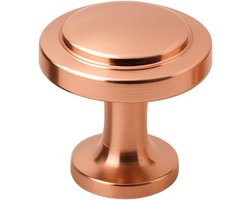 Meubelknop Memphis rose goud rond - Diameter 29 mm - Kastknop - Meubelknop - Deurknoppen voor kasten - Kastknoppen - Meubelbeslag - Deurknopjes - Meubelknoppen