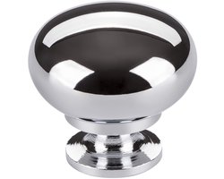 Meubelknop OSCAR Ø 32,5 mm Chroom gepolijst Keukenknop van SOTECH