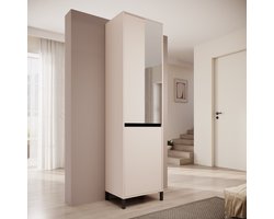 Meubella - Alessa - Halkast met 2 deuren - Beige