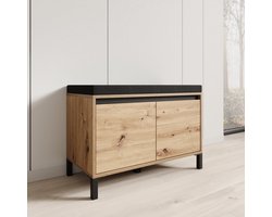 Meubella - Alessa - Schoenenkast - Eiken - 80x40x57 cm