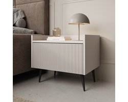 Meubella - Asty - Nachtkastje - Beige