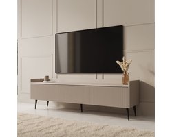 Meubella - Asty - TV-Meubel - Beige - 150 cm
