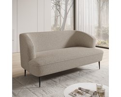 Meubella - Bankstel Caracas 2 - Beige teddystof