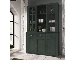 Meubella - Buffetkast Parello 7 - Groen - 130 cm