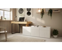 Meubella - Bureau Floren - Eiken - 2 lades