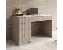 Meubella - Bureau Tavares - Beige - 120 cm