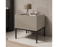 Meubella - Capri - Nachtkastje - Beige