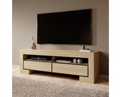Meubella - Cayuga - TV-Meubel - Eiken - 160 cm
